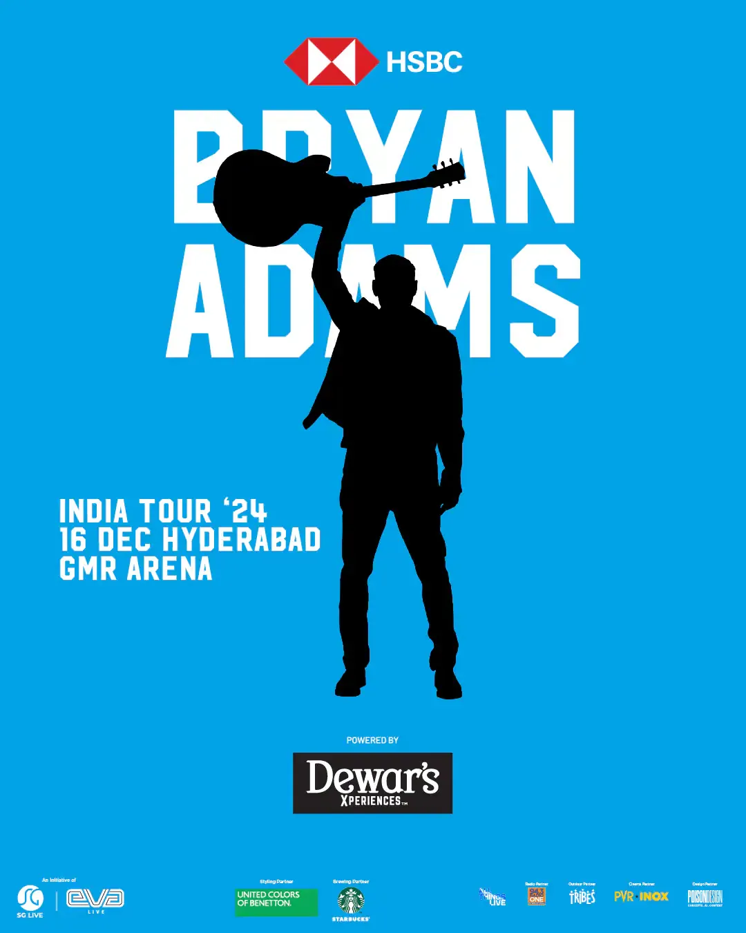 Bryan Adams - So Happy It Hurts Tour 2024 Trending, Best seller and Music event Tickets Hyderabad