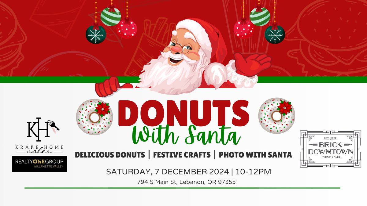 Donuts with Santa at The Brick Downtown\ud83c\udf69\ud83c\udf85\ud83c\udffb