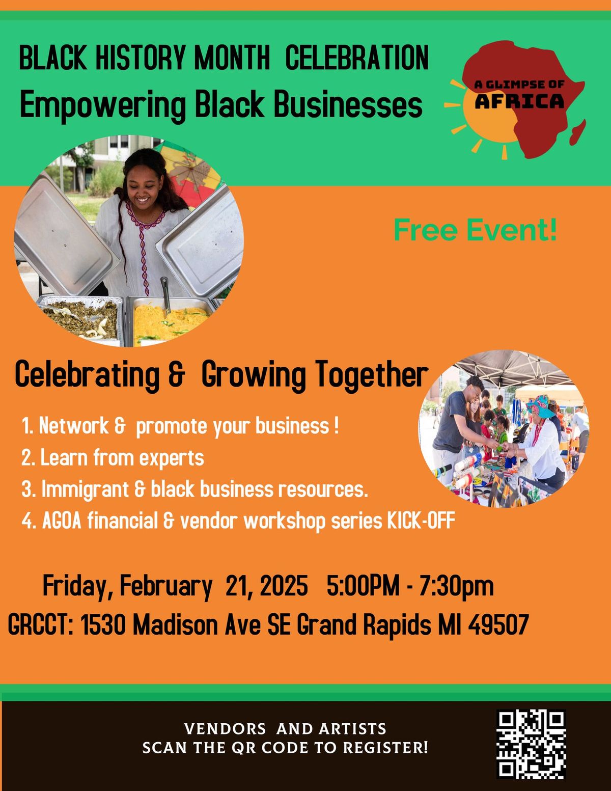 Black History Month Celebration and Conversations: Empowering Black Businesses