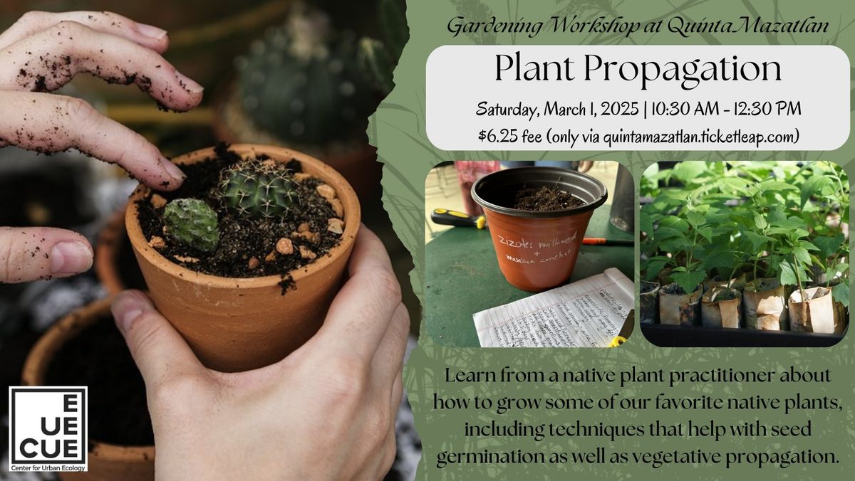 Plant Propagation Workshop