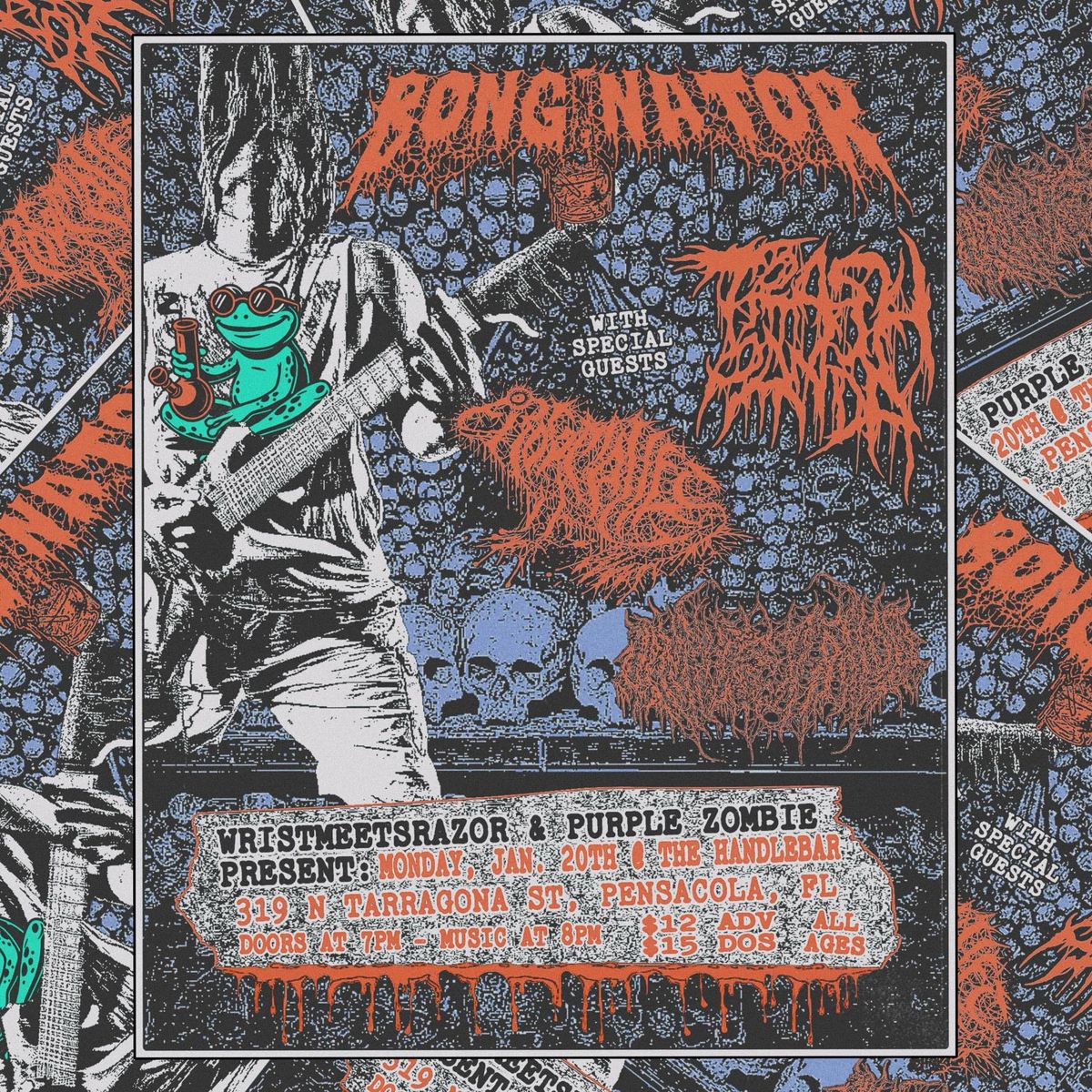 BONGINATOR\/FROG MALLET\/TRASH PANDA\/OINKLITERATION @ HANDLEBAR 