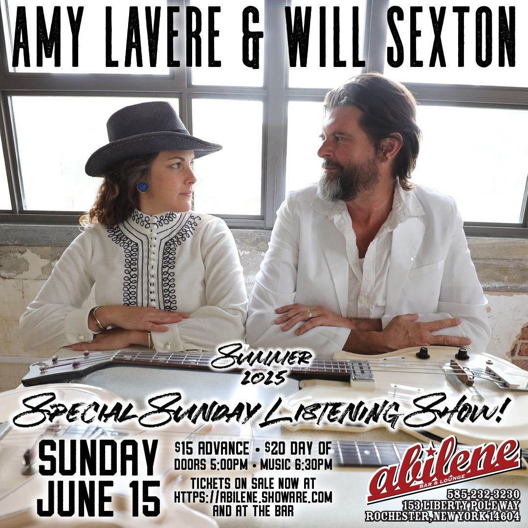 Special Sunday Listening Show with Amy Lavere & Will Sexton