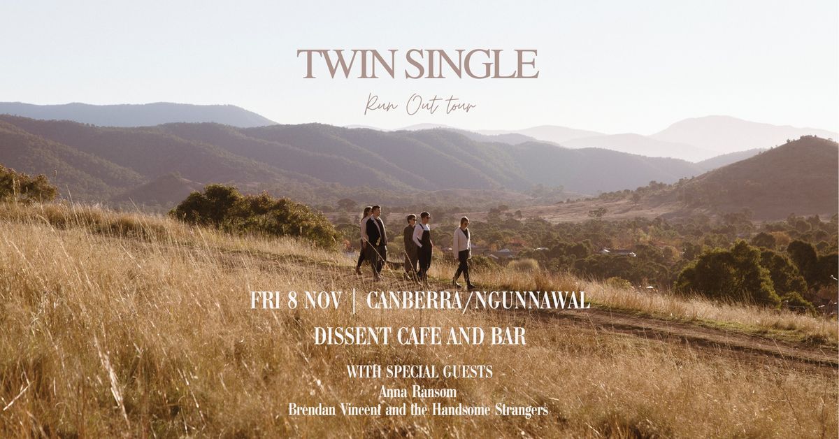 Twin Single - 'Run Out' tour - Canberra show 