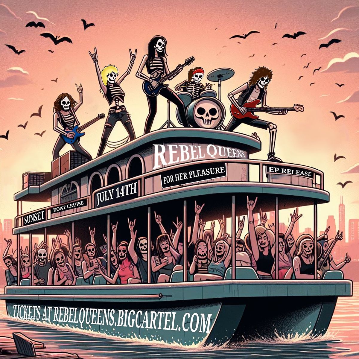 Rebel Queens EP Release & Sunset Boat Cruise 