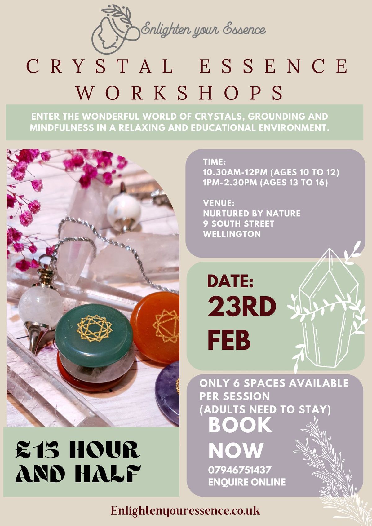 Crystal Essence Workshops