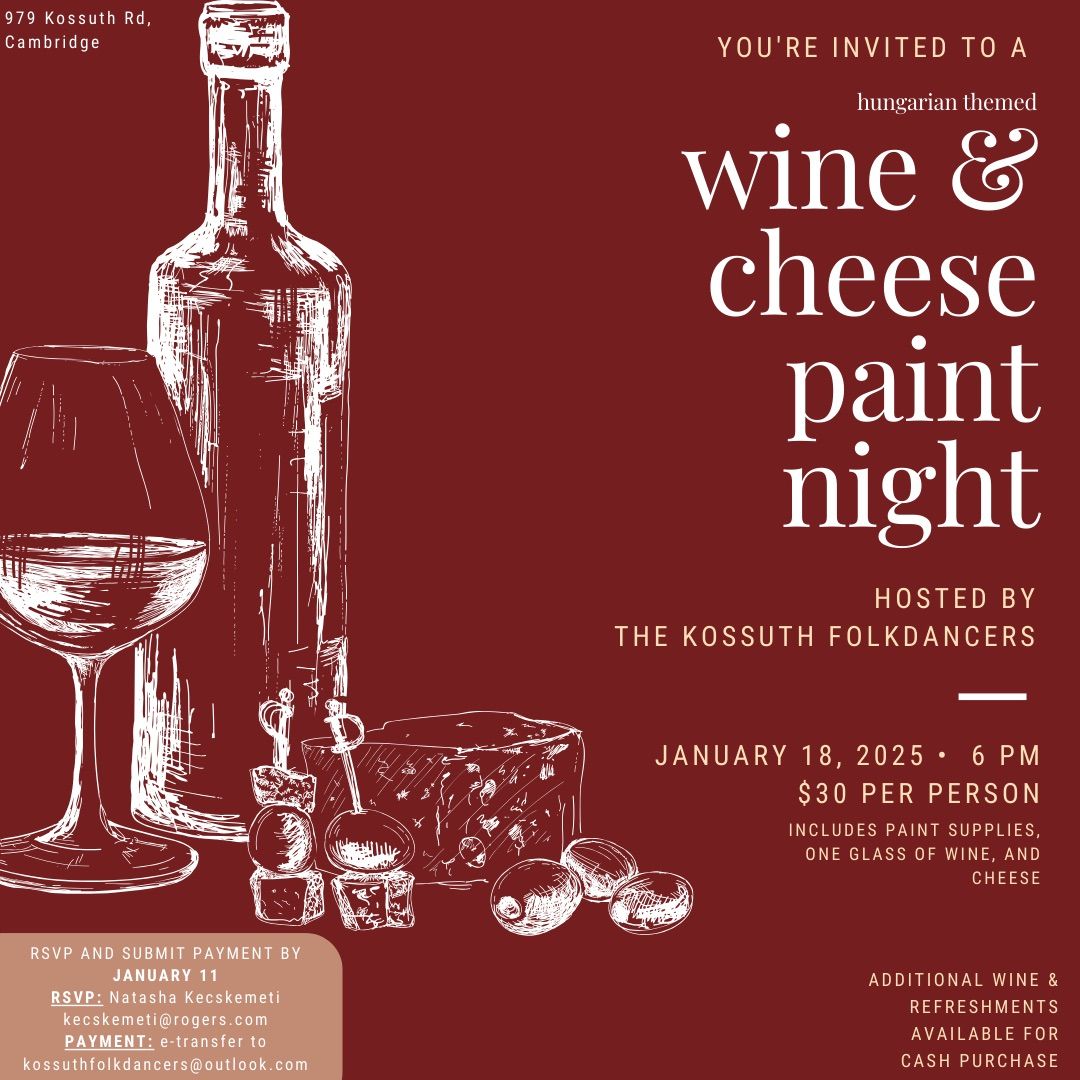 Wine & Cheese Painting Night