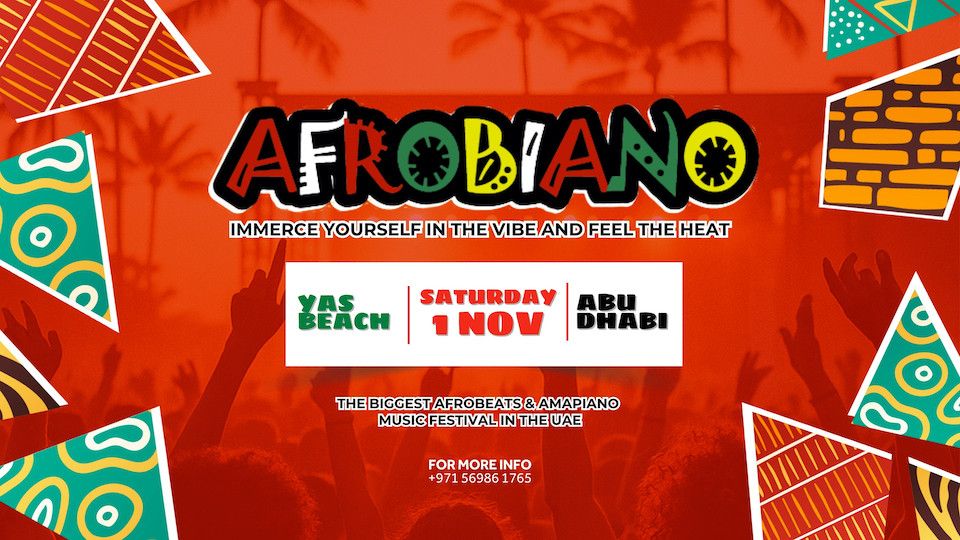 Afrobiano Festival at Yas Beach in Abu Dhabi