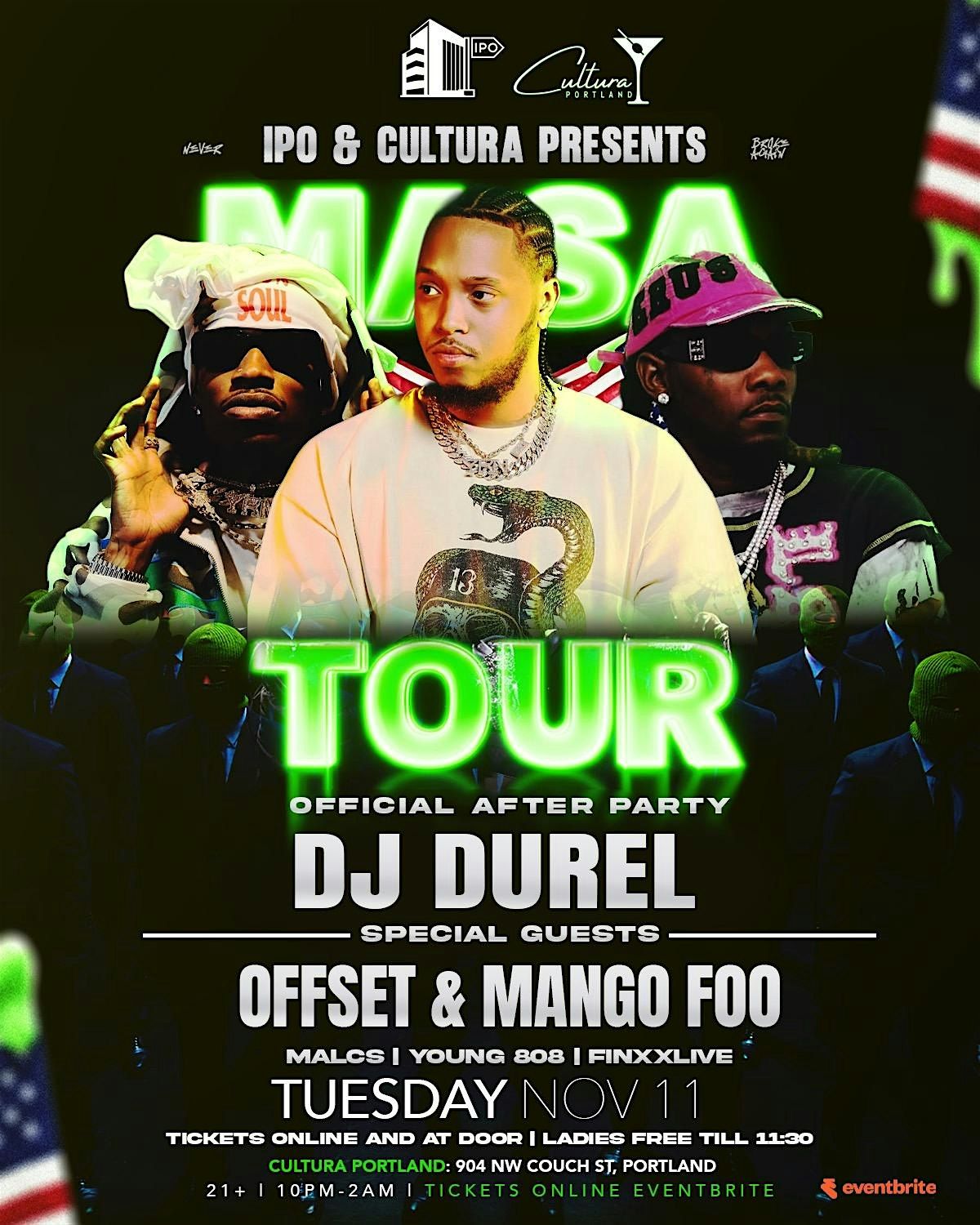 DJ Durel Official After Party Special Guests OFFSET & MANGO FOO