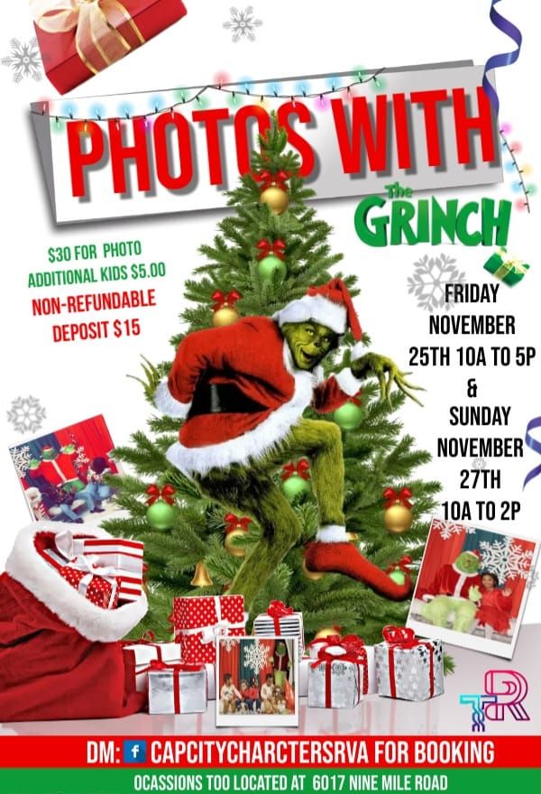 Phots with The Grinch