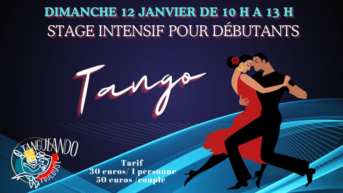 stage Tango Argentin : mis\u00e9 a niveau pour d\u00e9butants 