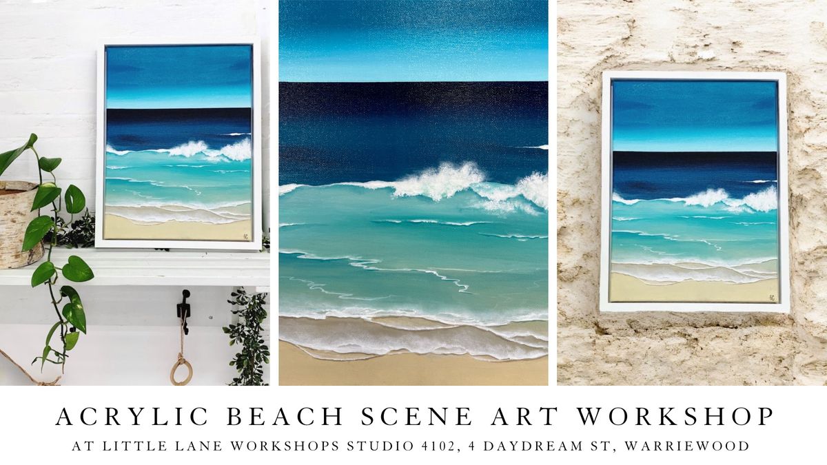 Acrylic Beach Art Workshop