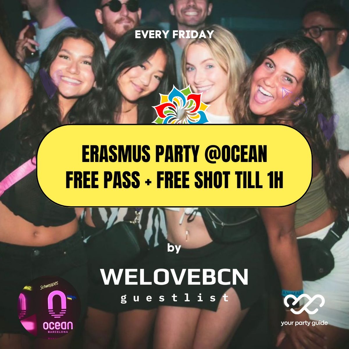 EVERY FRIDAY Free entry only with WELOVEBCN GUESTLIST