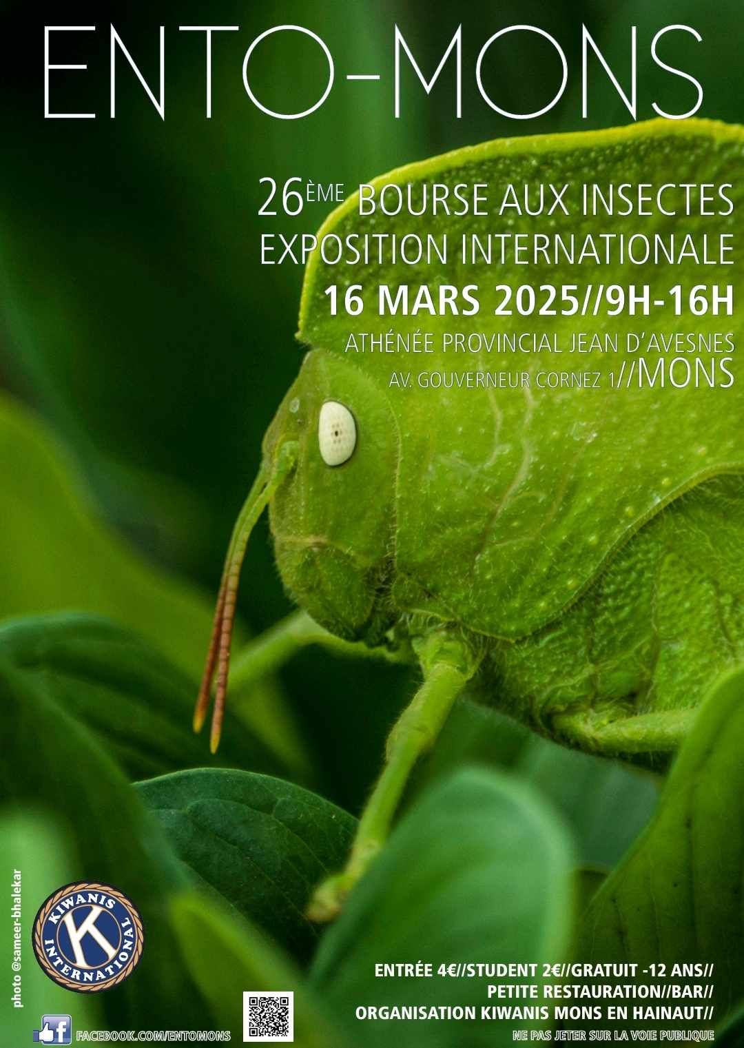 Ento-Mons 2025 - 26\u00e8me bourse aux insectes de Mons