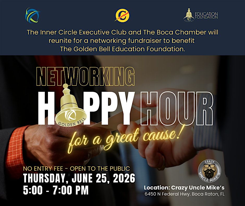 Inner Circle & Boca Raton Chamber Reunite to Support Golden Bell