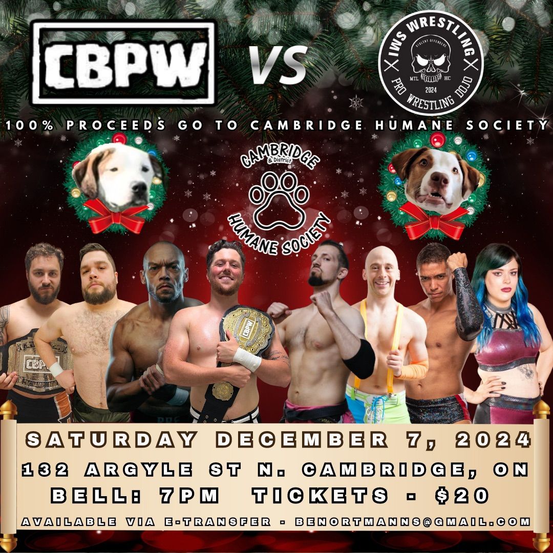 CBPW vs IWS Dojo 2: Fundraiser For The Cambridge Humane Society