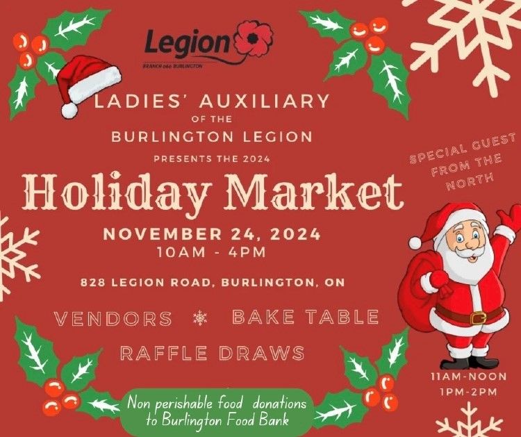 Ladies Auxiliary Holiday Market