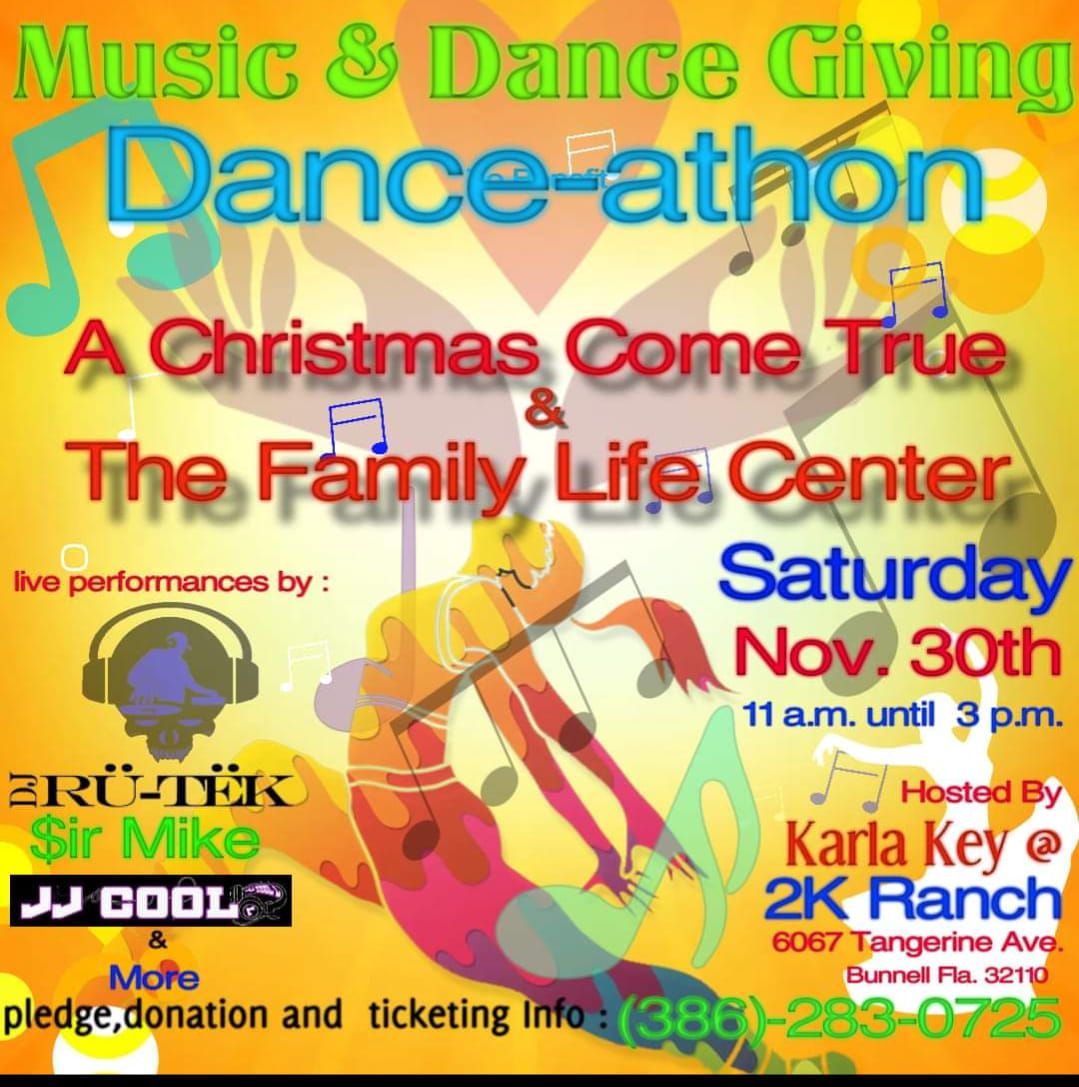 Music & Dance giving  for Family Life Center & Christmas Come True 