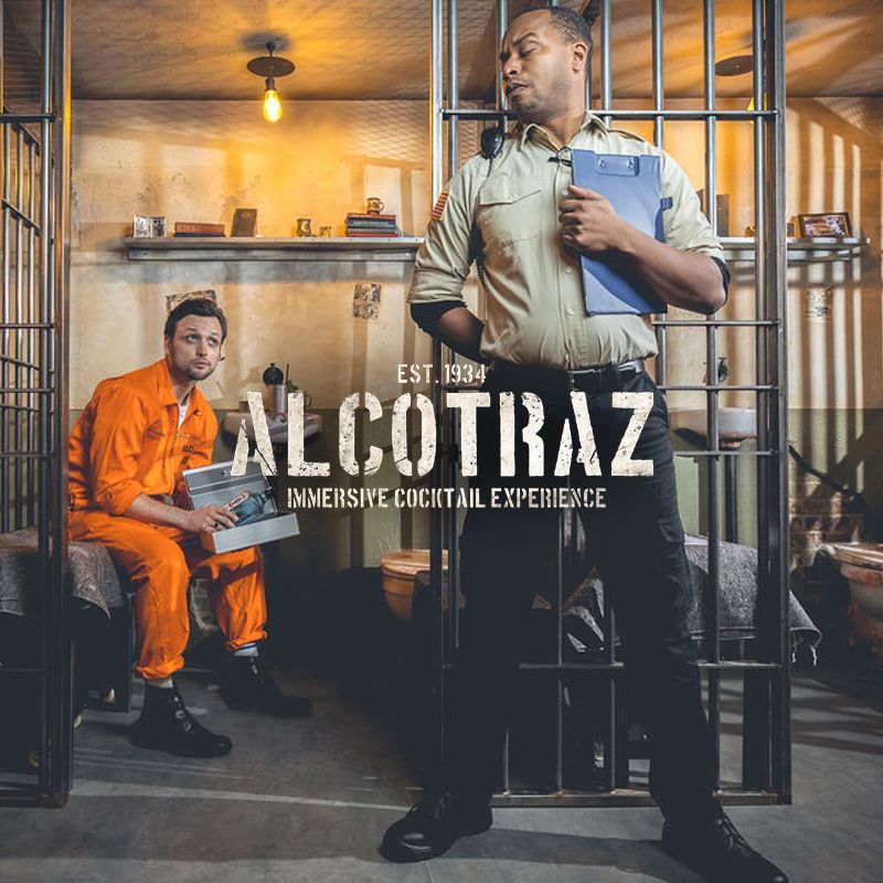 Alcotraz: The World\u2019s First Prison-Themed Cocktail Bar