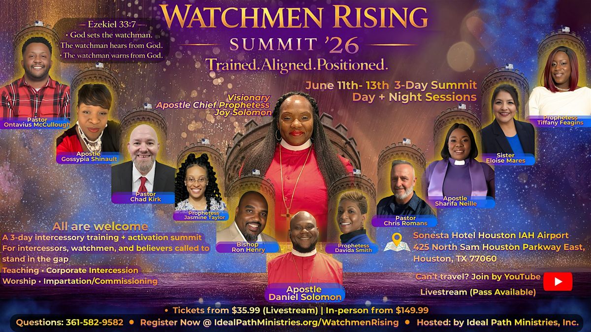 Watchmen Rising Summit 2026 (3-Day Event)
