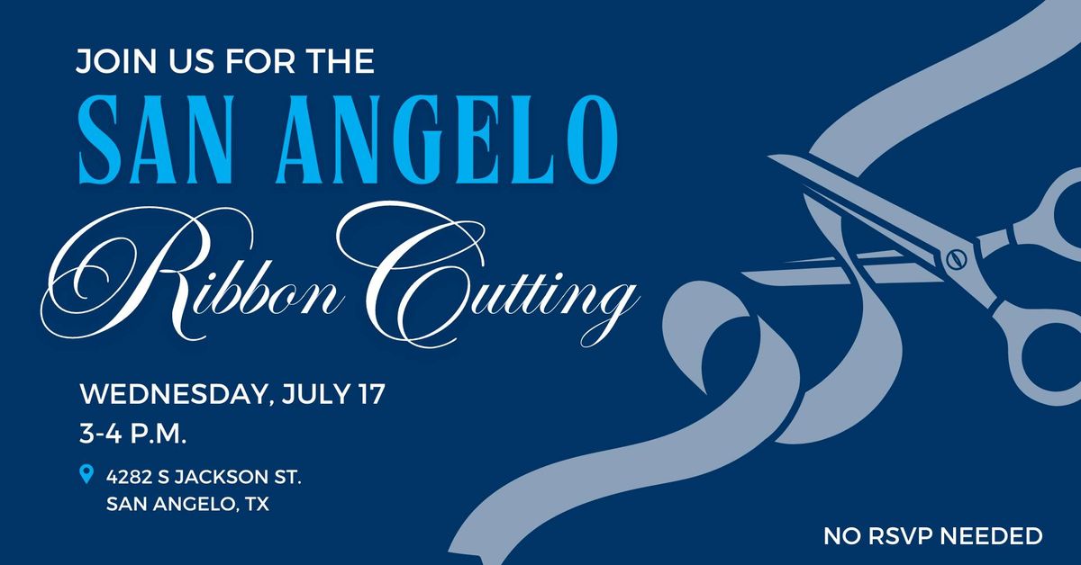 San Angelo Ribbon Cutting