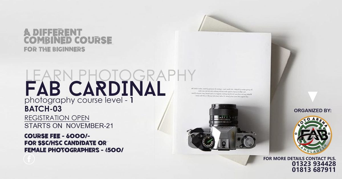 Learn Photography FAB Cardinal Batch 3 (2024)