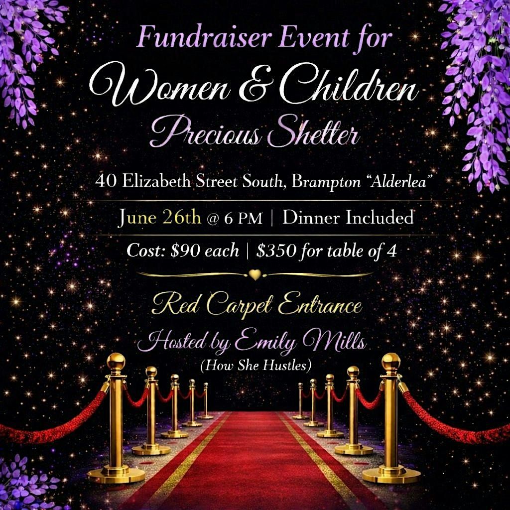Fundraiser Event for Women & Children Precious Shelter