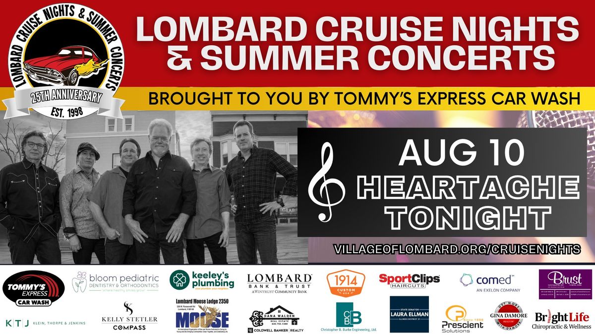 Heartache Tonight at Lombard Cruise Nights & Summer Concerts