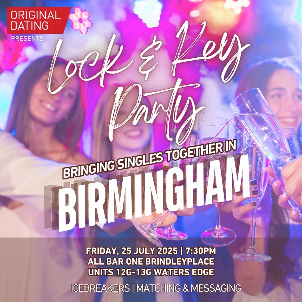 Summer Singles Lock & Key Party - Birmingham | Ages 30-45