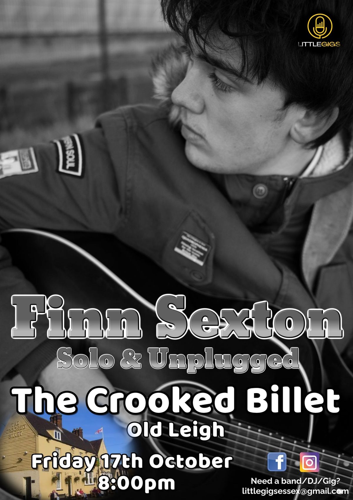 Finn Sexton (Monumental) - Solo & Unplugged at The Crooked Billet, Old Leigh! \ud83c\udfb8\ud83c\udf99\ufe0f\ud83e\udd73