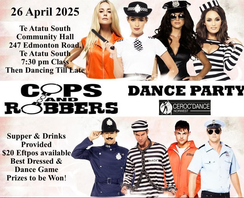 April Dance Party - Cops and Robbers! 