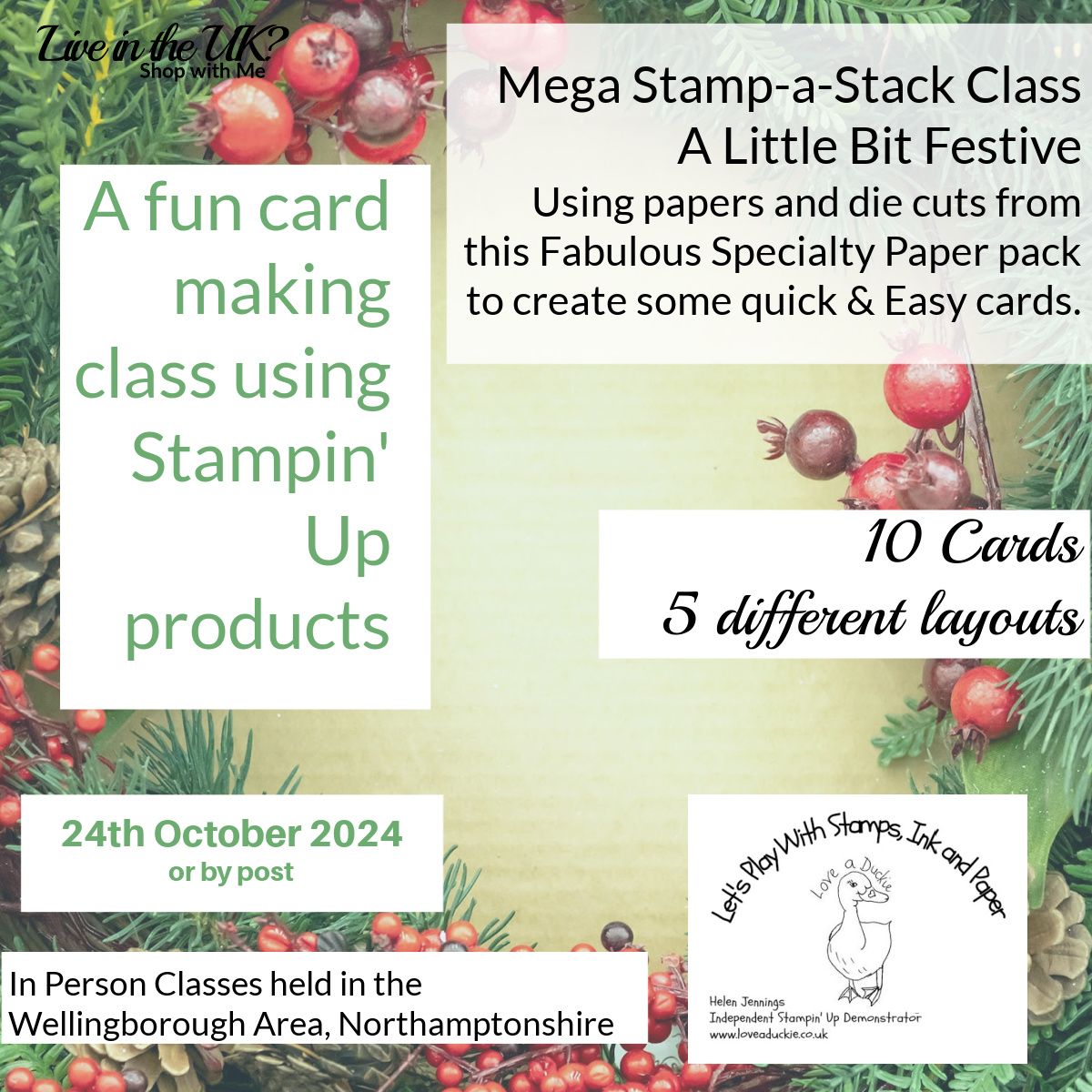 Mega Christmas Stamp-a-Stack \u2013 A Little Bit Festive