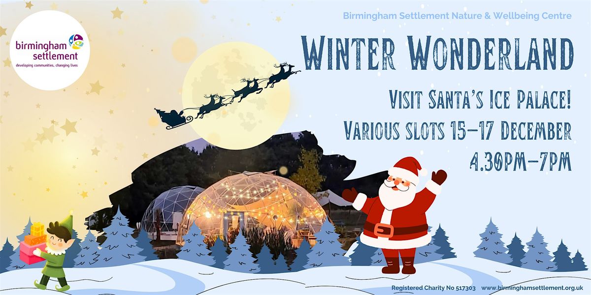 Winter Wonderland: Santa's Ice Palace at the Nature & Wellbeing Centre!