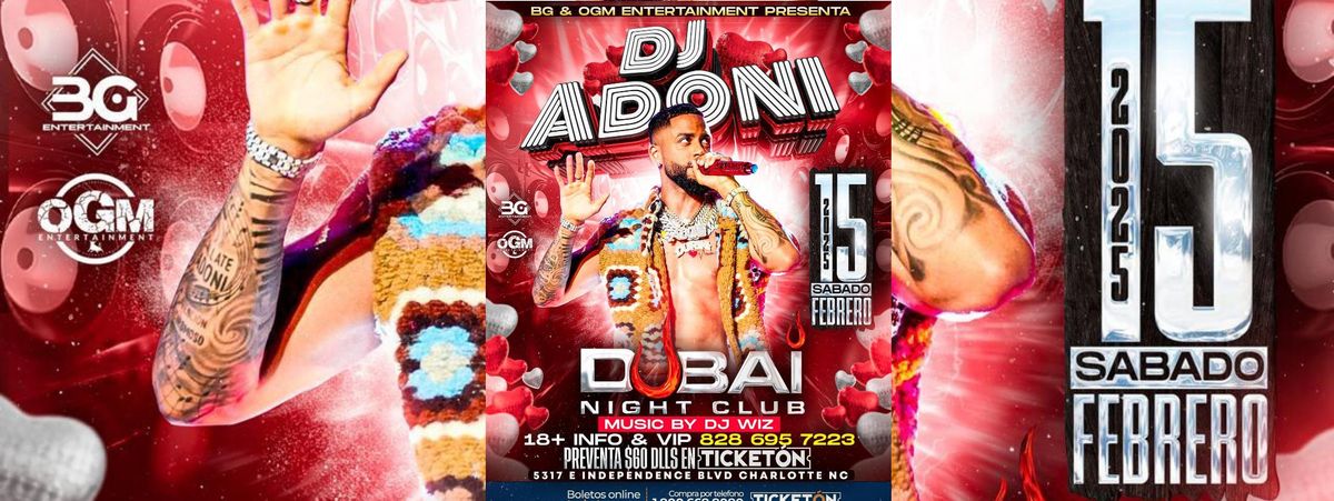 DJ ADONI EN CHARLOTTE, NC