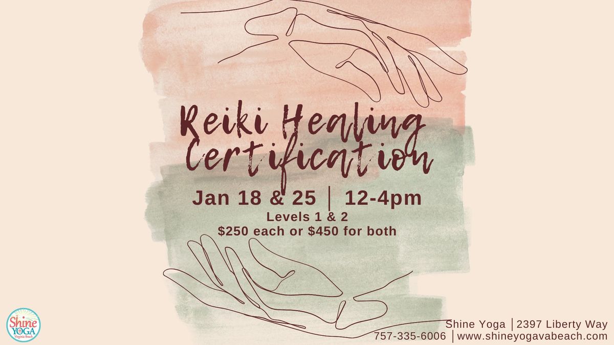 Reiki 1 Training Certification