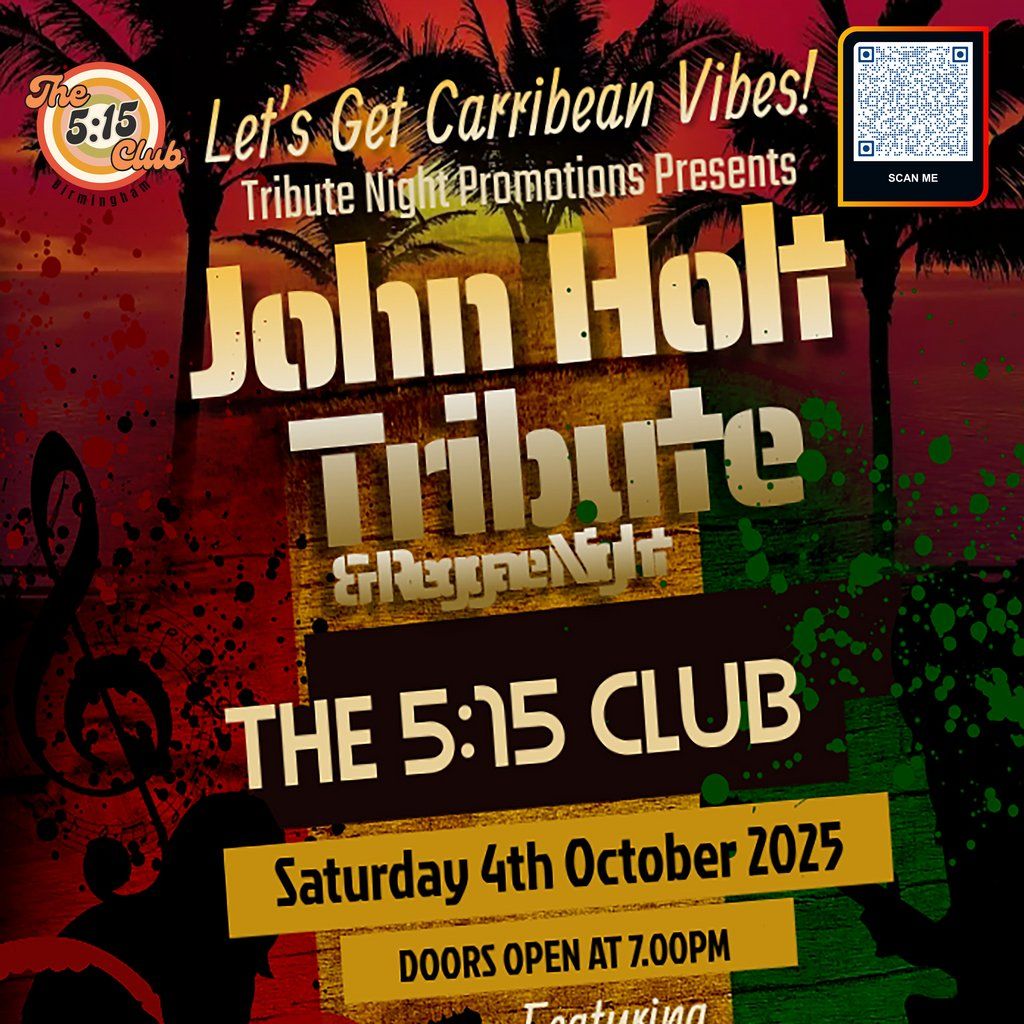 John Holt \/ Reggae Tribute Night - Stirchley