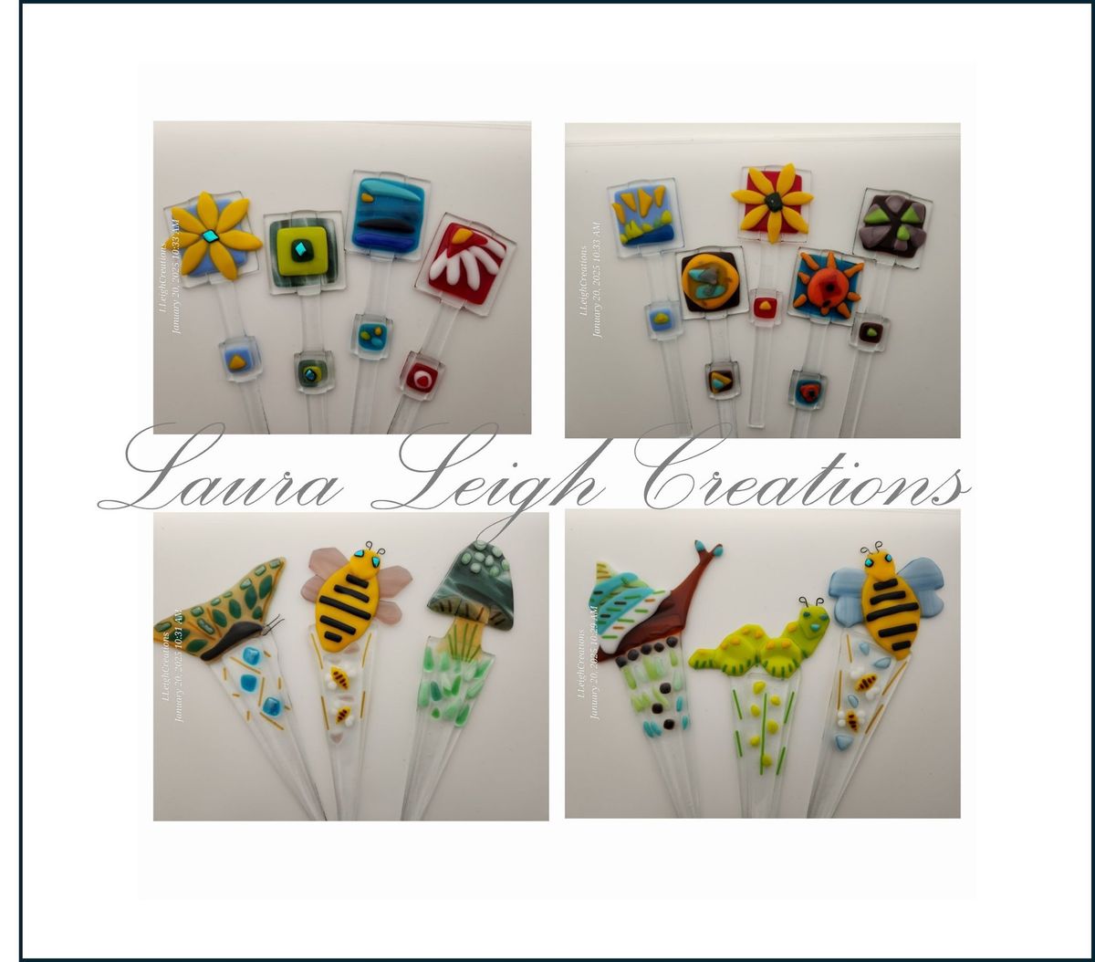 Fused Glass Indoor Plant Stake & Critter Workshop