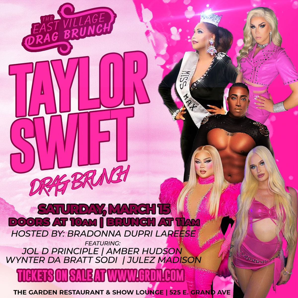 Taylor Swift Drag Brunch \ud83d\udc8b