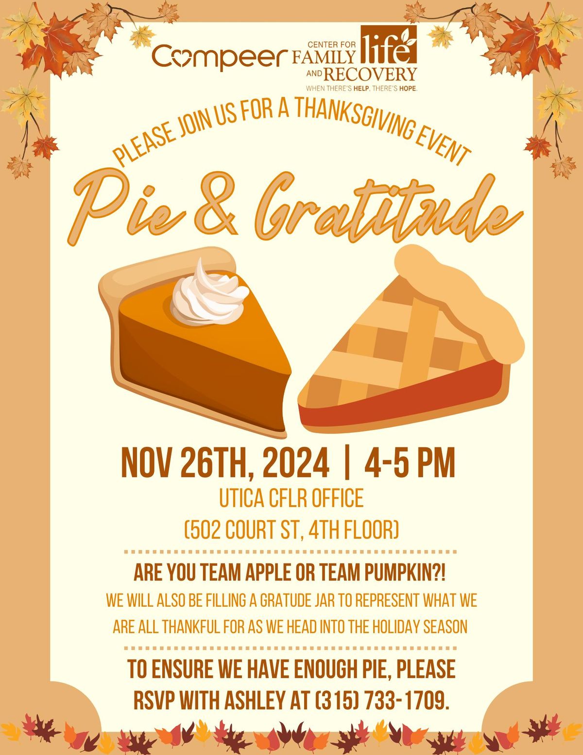 Compeer Pie & Gratitude