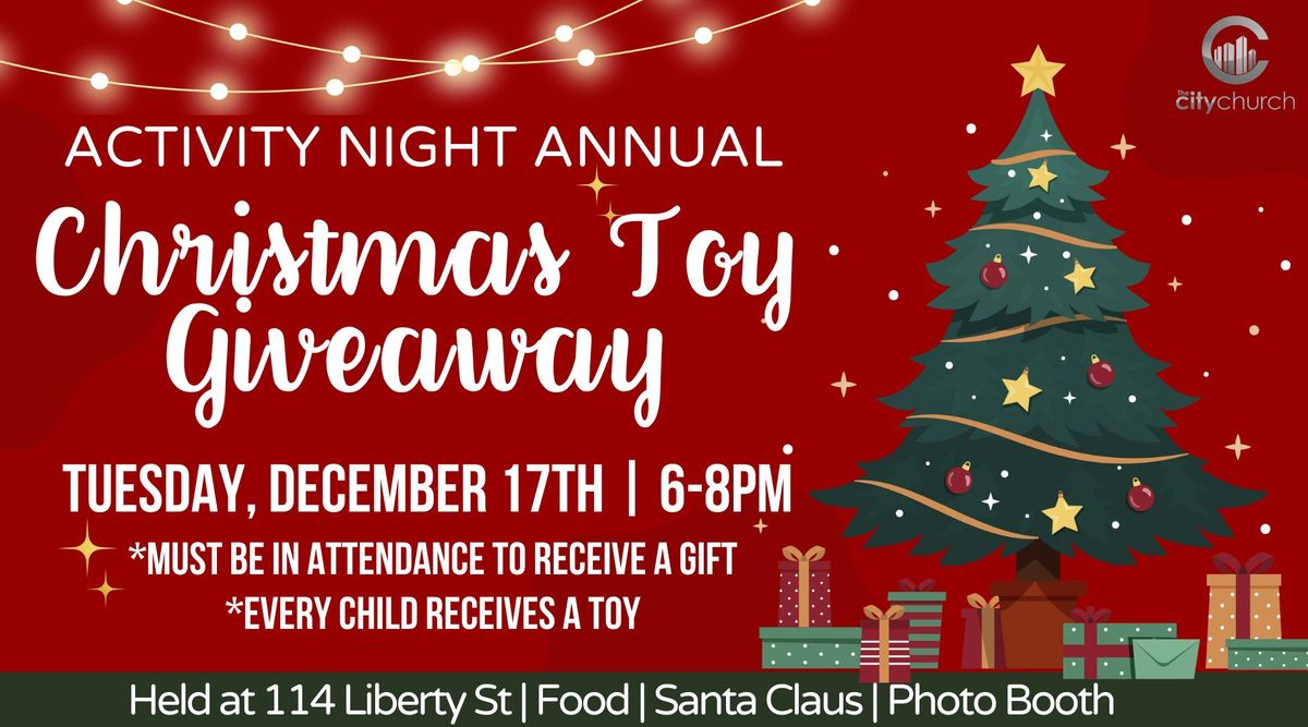 Activity Night Annual Toy Giveaway