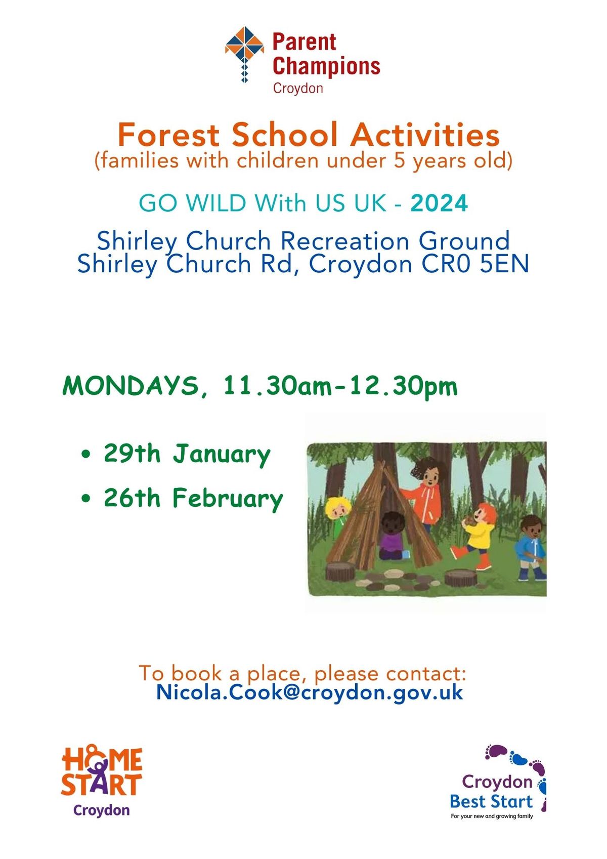 Forest School Activities (parents & children under 5)