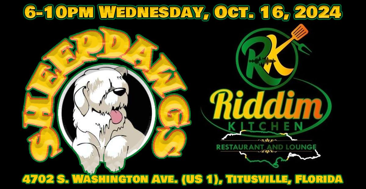 SheepDawgs LIVE! @  Riddim Kitchen Restaurant and Lounge - WED, Oct. 16, 2024