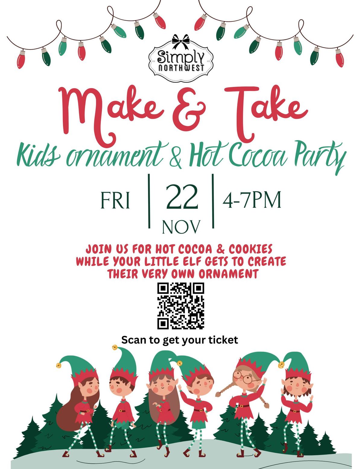 Make & Take Kids Ornament & Hot Cocoa Party 