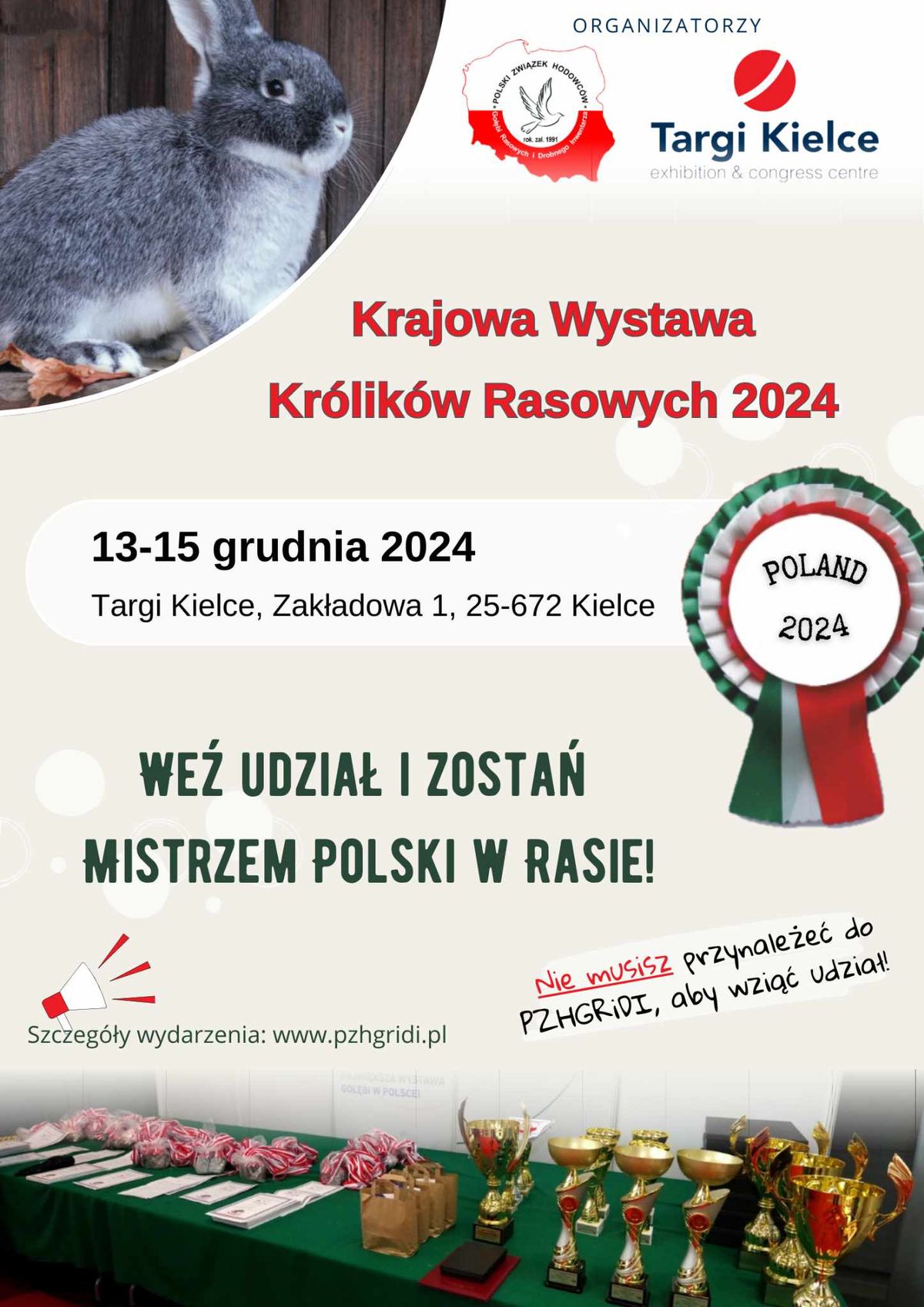 Krajowa Wystawa Kr\u00f3lik\u00f3w Rasowych Kielce 2024 