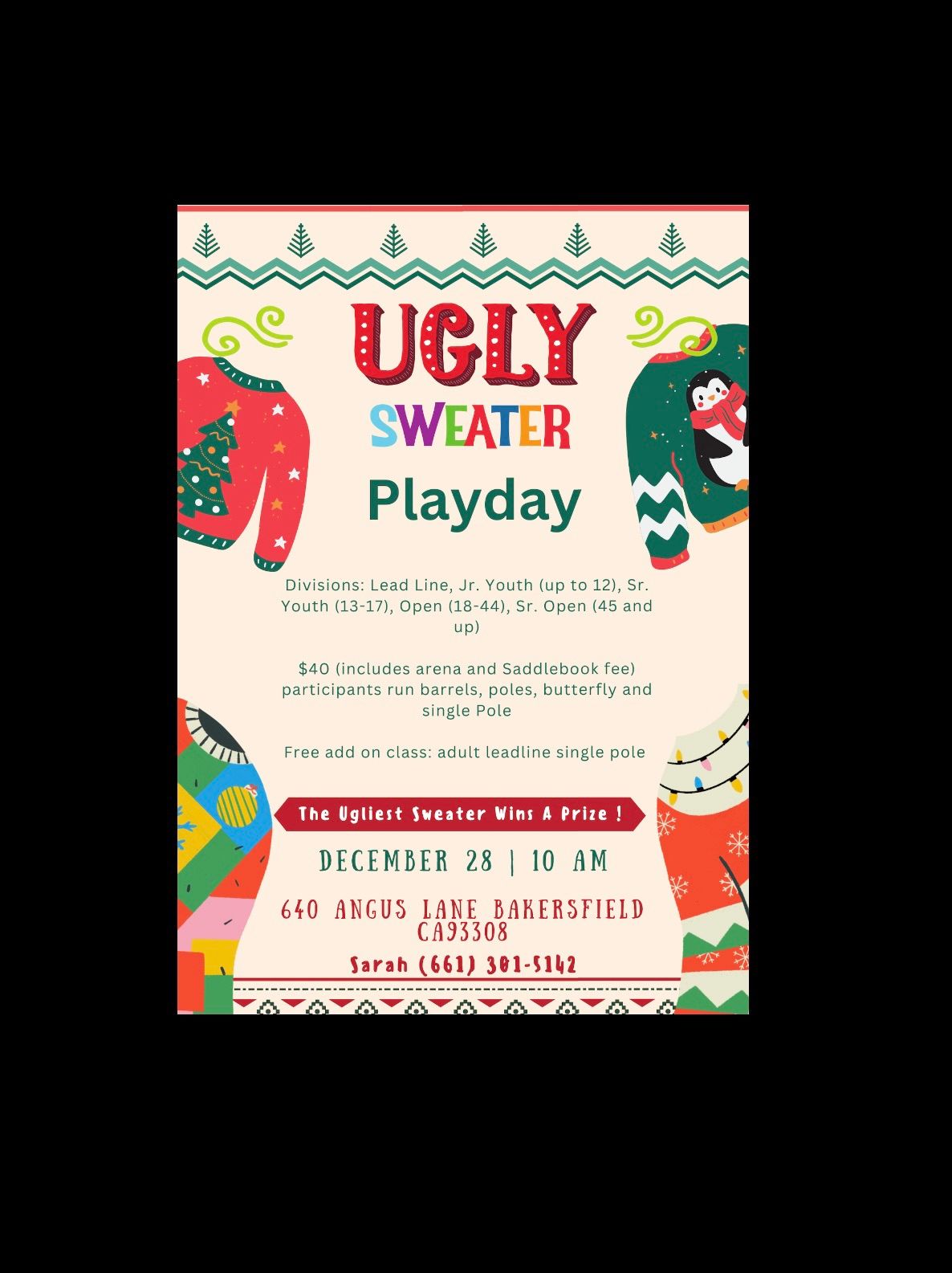 Ugly Christmas Sweater Playday 