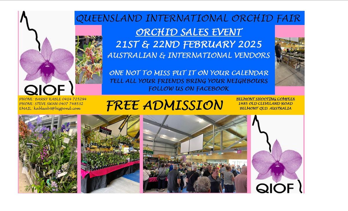 2025 Queensland International Orchid Fair