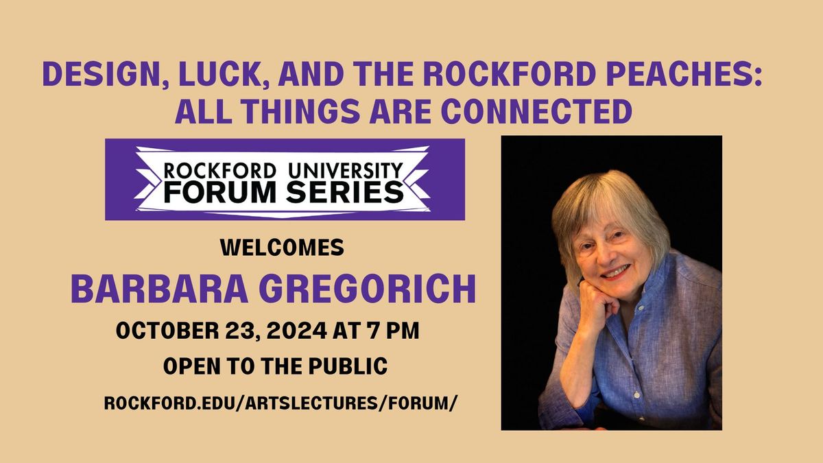 Design, Luck, and the Rockford Peaches: All Things Are Connected - Forum Marquee Event