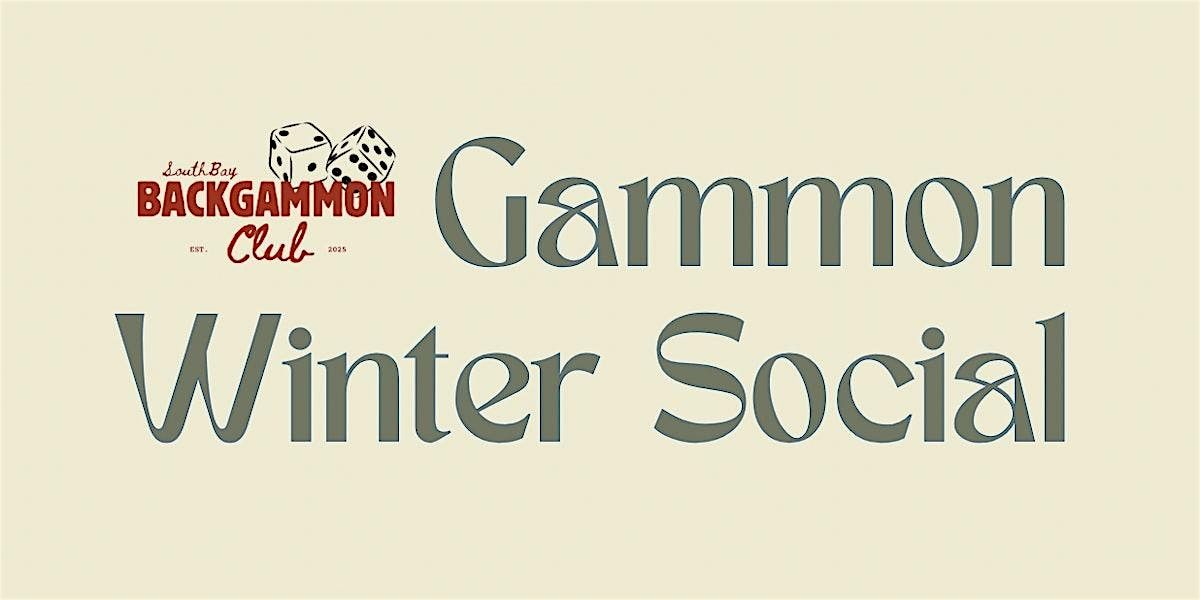 Southbay Backgammon: Gammon Winter Social