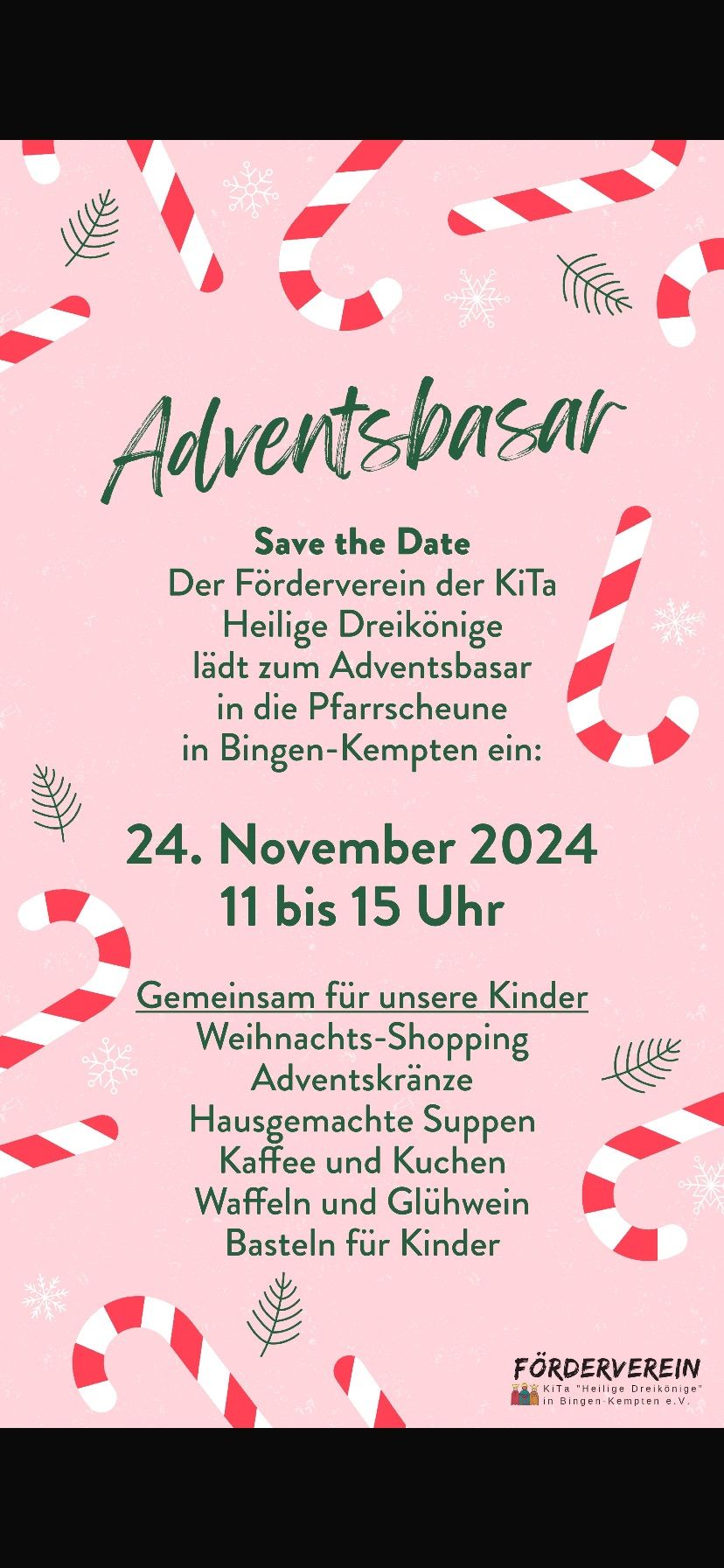 Adventsbasar zu Gunsten der KiTa Heilige Dreik\u00f6nige Kempten