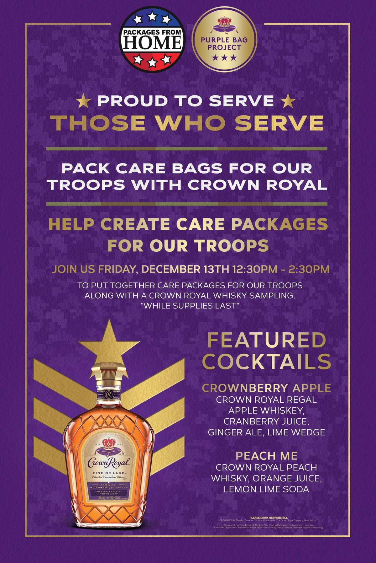 Care packages for our troops