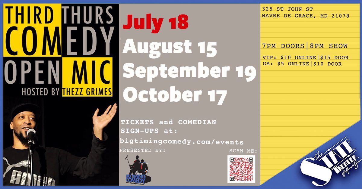 Comedy Open Mic Night - Presented by Big Timing Comedy